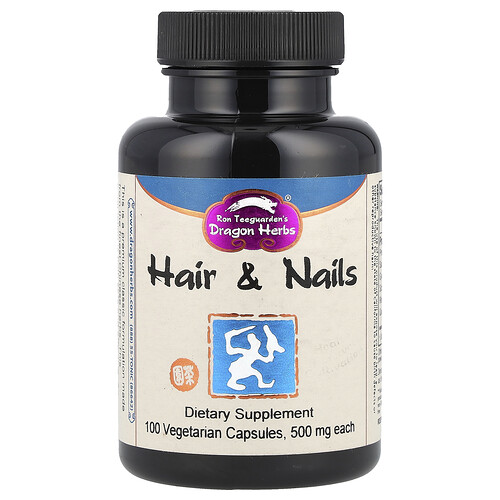 Dragon Herbs Hair & Nails, 100 Vegetarian Capsules