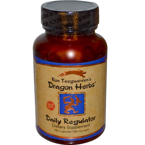 Dragon Herbs, Daily Regulator, 500 mg, 100 Capsules (Discontinued Item) 