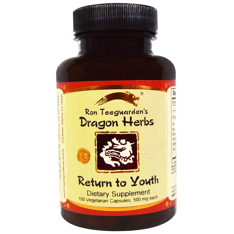 Dragon Herbs, Return to Youth, 500 mg, 100 Veggie Caps iHerb
