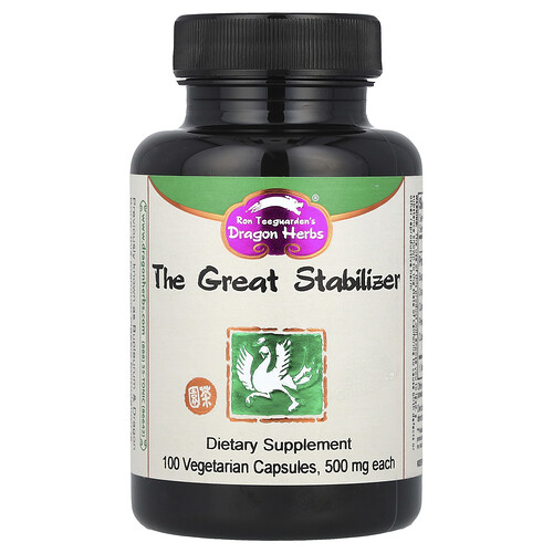 Dragon Herbs, The Great Stabilizer, 500 mg, 100 vegetarische Kapseln