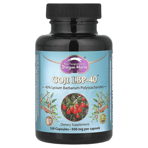 Dragon Herbs, Goji LBP-40™, 500 mg, 100 Kapseln