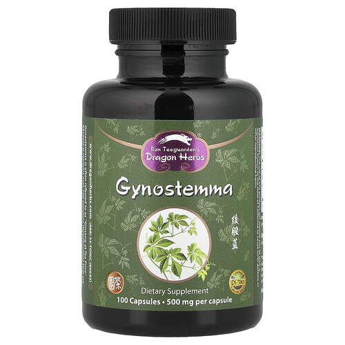 Dragon Herbs Gynostemma, 500 mg, 100 Capsules
