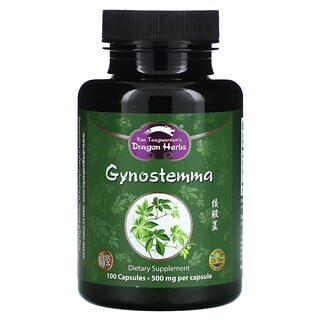 Dragon Herbs, Gynostemma, 500 mg, 100 gélules végétales