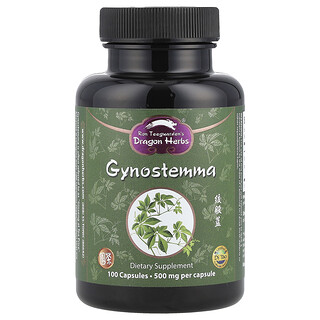 Dragon Herbs, Gynostemma, 500 mg, 100 Cápsulas