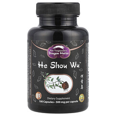 He Shou Wu™, 500 мг, 100 капсул