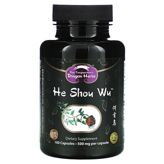 Dragon Herbs, He Shou Wu, 500 mg, 100 Capsules