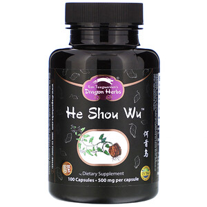 Отзывы о Драгон Хербс, He Shou Wu, 500 mg, 100 Capsules