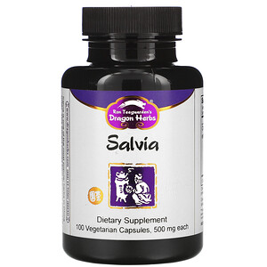 Драгон Хербс, Salvia, 500 mg, 100 Capsules отзывы