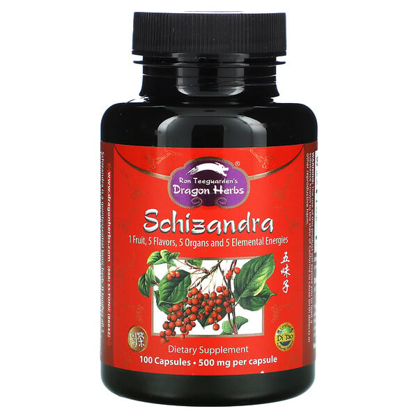 Schizandra, 500 mg, 100 Capsules