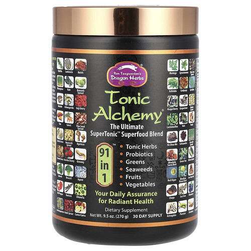 Dragon Herbs, Tonic Alchemy, Ultimate Superfood Blend, Superfood-Mischung, 270 g