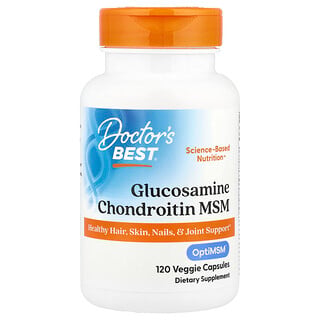 Doctor's Best, Glucosamine Chondroitin MSM, 120 Veg Capsules