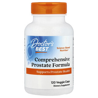 Doctor's Best, Kapsamlı Prostat Formülü, 120 Sebze Kapağı