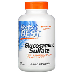 Отзывы о Докторс Бэст, Glucosamine Sulfate, 750 mg, 180 Capsules