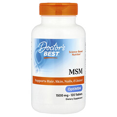 МСМ з OptiMSM, 1500 мг, 120 таблеток