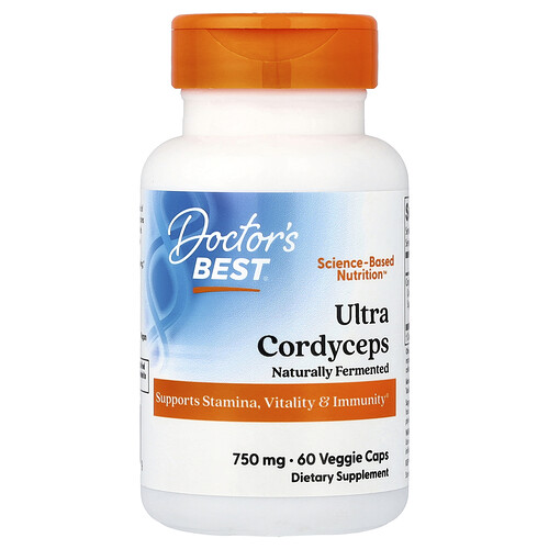 Doctor's Best Ultra Cordyceps, 750 mg, 60 Veggie Caps