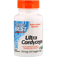 Ultra Cordyceps, 750 мг, 60 вегетарианских капсул - изображение