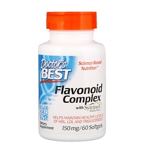 Отзывы о Докторс Бэст, Flavonoid Complex with Sytrinol, 150 mg, 60 Softgels