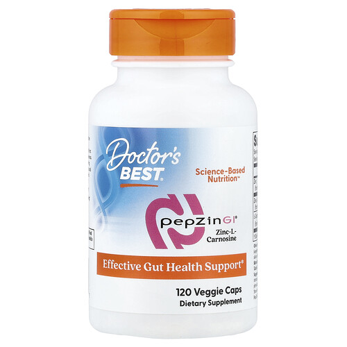 Doctor's Best PepZin GI® 亜鉛-L-カルノシン ベジカプセル120粒