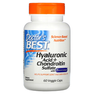 Отзывы о Докторс Бэст, Hyaluronic Acid + Chondroitin Sulfate, 60 Veggie Caps