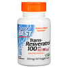 Doctor's Best, транс-ресвератрол 100 с ResVinol, 100 мг, 60 вегетарианских капсул