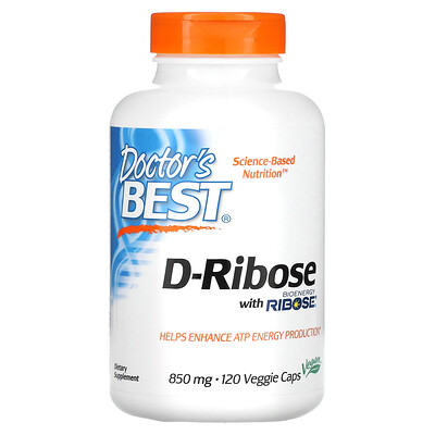 

Doctor's Best D-Ribose with BioEnergy Ribose 170 mg 120 Veggie Caps