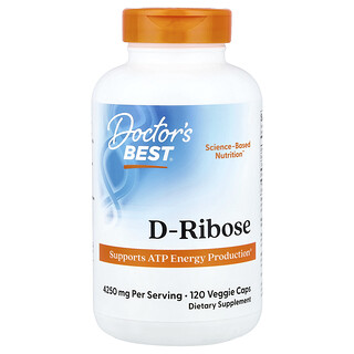 Doctor's Best, d-리보오스, 베지 캡슐 120정(캡슐 1정당 850mg)