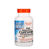 Doctor’s Best, Куркумин с высокой степенью всасывания с C3 Complex и BioPerine, 1000 мг, 120 таблеток отзывы