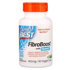 Докторс Бэст, FibroBoost with Seanol, 400 mg, 90 Veggie Caps отзывы покупателей