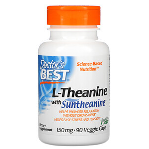 Отзывы о Докторс Бэст, Suntheanine L-Theanine, 150 mg, 90 Veggie Caps