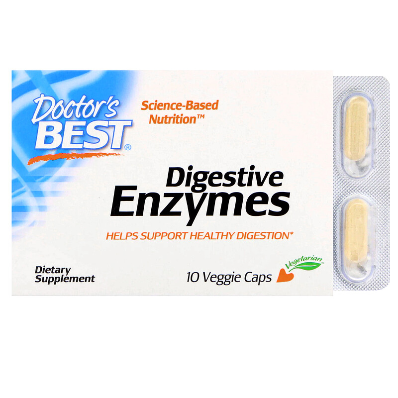 Doctor's Best, Digestive Enzymes, 10 Veggie Caps iHerb