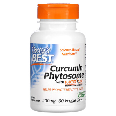 

Doctor's Best Curcumin Phytosome with Meriva 500 mg 60 Veggie Caps