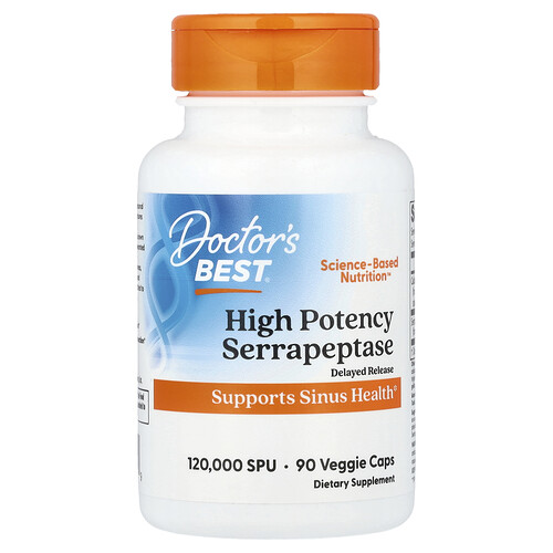High Potency Serrapeptase 120,000 SPU