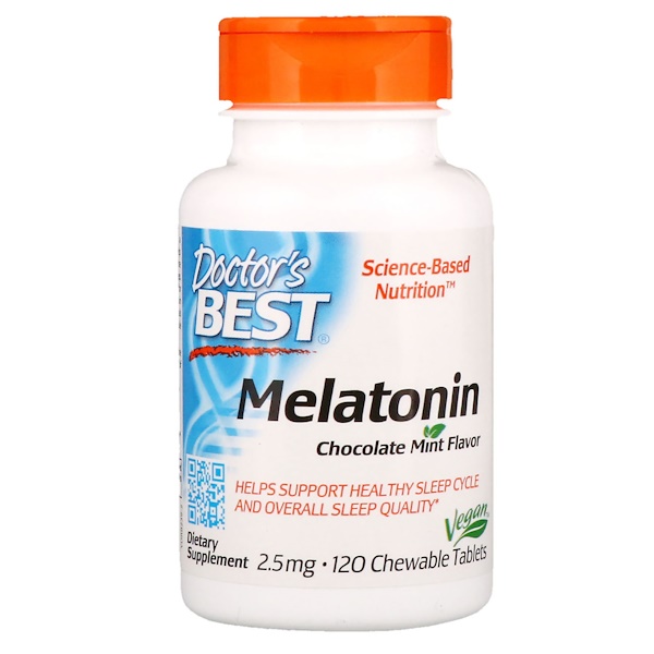 Doctor's Best, Quick Melt Melatonin, 2.5 mg, 120 Tablets (Discontinued Item)