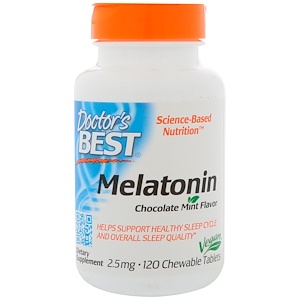Doctor's Best, Quick Melt Melatonin, 2.5 mg, 120 Tablets