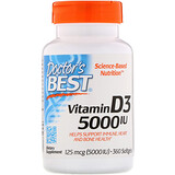 Отзывы о Doctor’s Best, Vitamin D3, 125 mcg (5000 IU), 360 Softgels