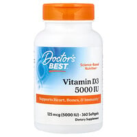 Vitamine D3 Lindens Haute Force 5000UI - Pack De 3 - 450 Gélules - Neuf Sous Blister