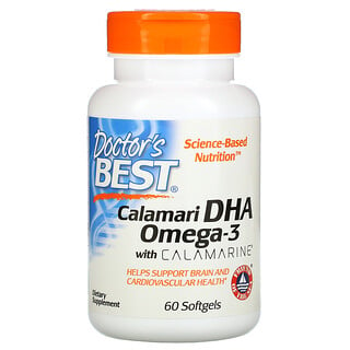Doctor's Best, 烏賊 DHA 歐米伽-3 軟凝膠，含 Calamarine®，60 粒裝