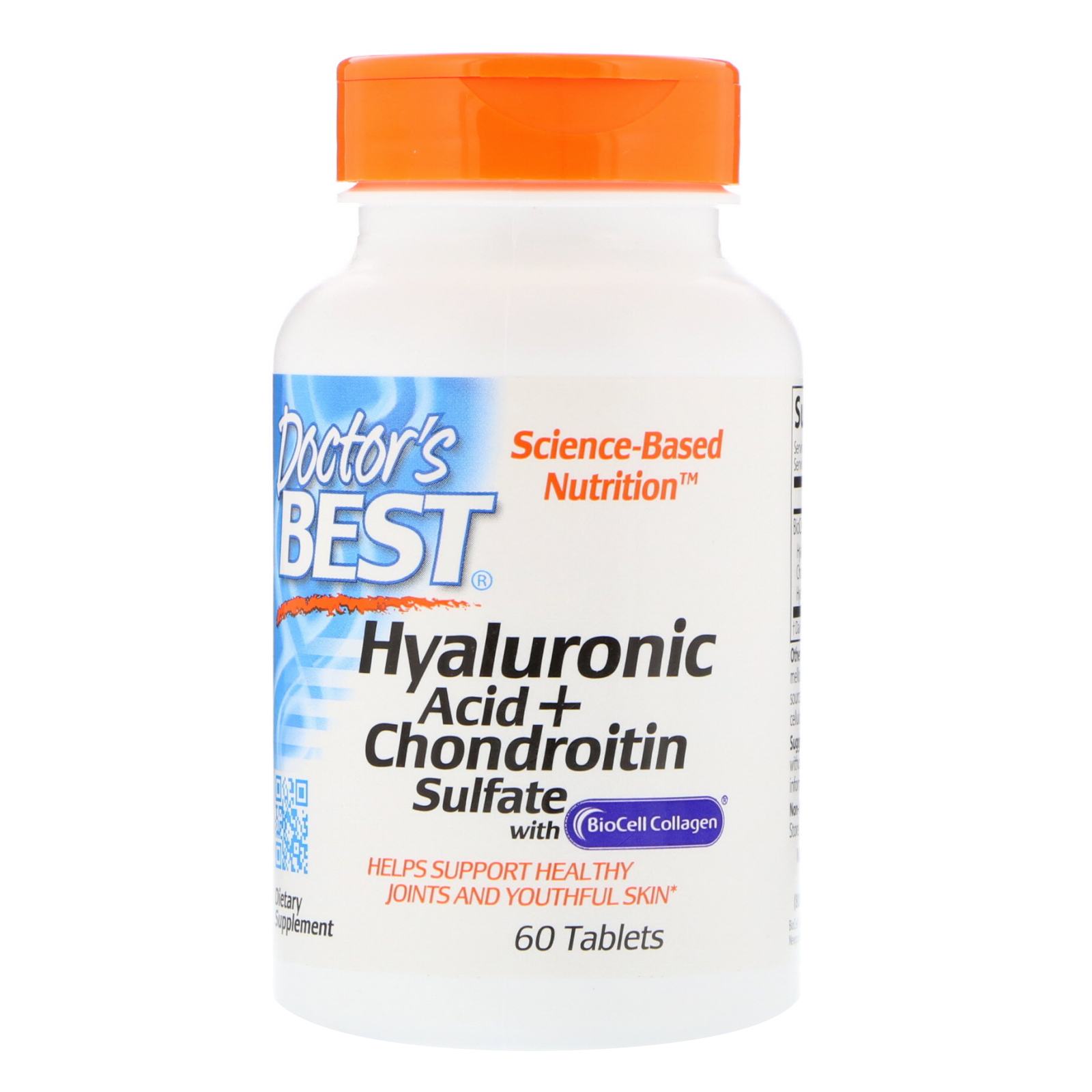 Doctor's Best, Best Hyaluronic Acid with Chondroitin Sulfate with