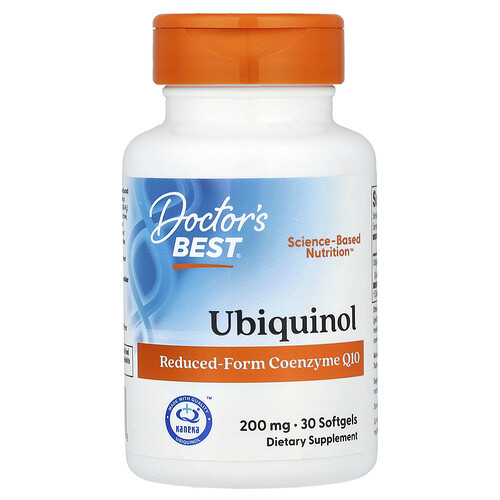 Doctor's Best, Ubiquinol with Kaneka, Ubichinol mit Kaneka, 200 mg, 30 Weichkapseln