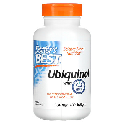 

Doctor's Best Ubiquinol with Kaneka 200 mg 120 Softgels