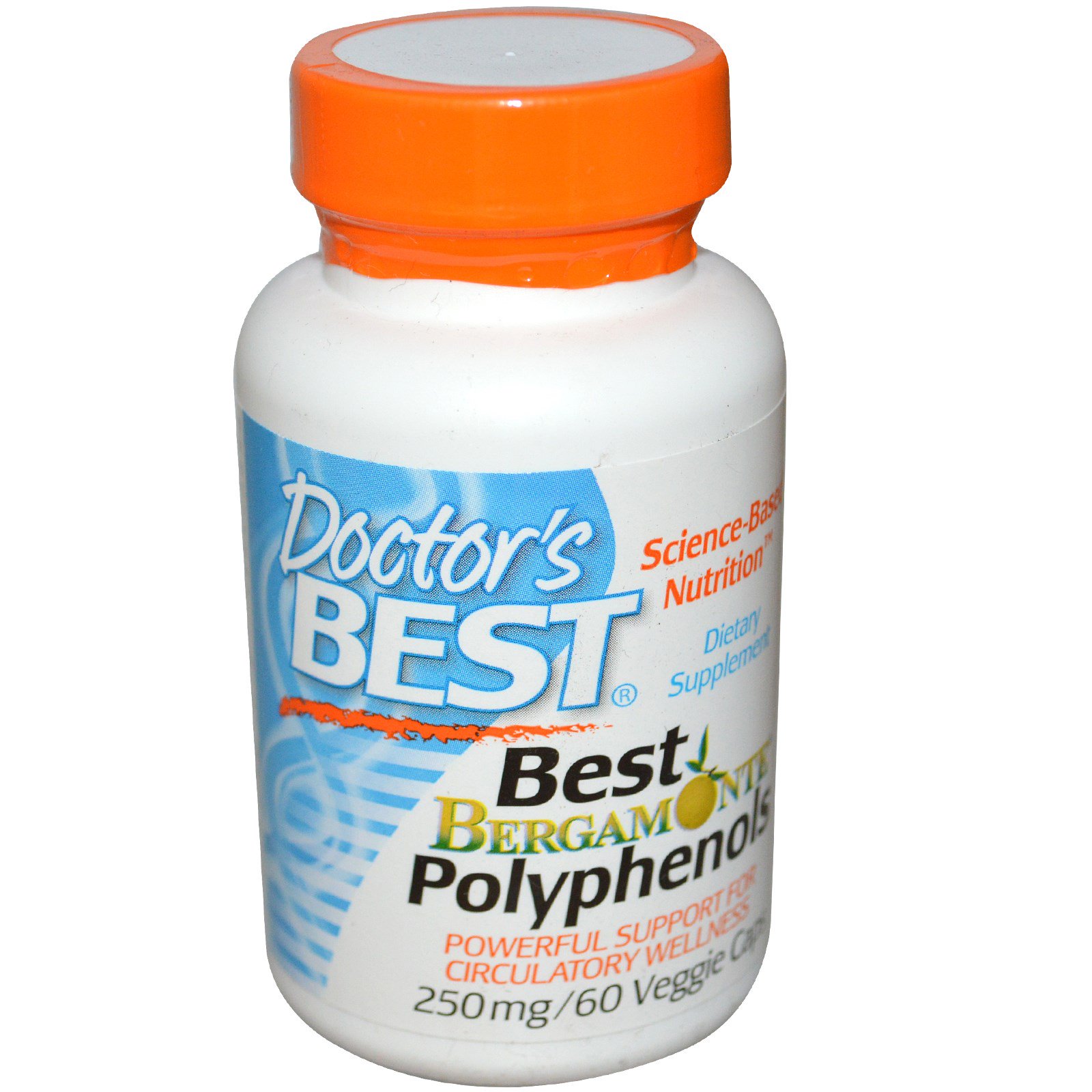 Doctor's Best, Best Bergamonte Polyphenols, 250 mg, 60 Veggie Caps iHerb
