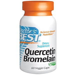 Отзывы о Докторс Бэст, Quercetin Bromelain, 60 Veggie Caps