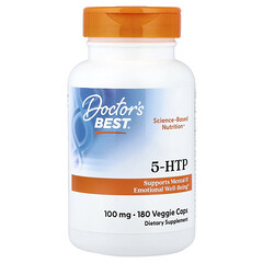 5-HTP (5-гідрокситриптофан), 100 mg, 180 вегетаріанських капсул
