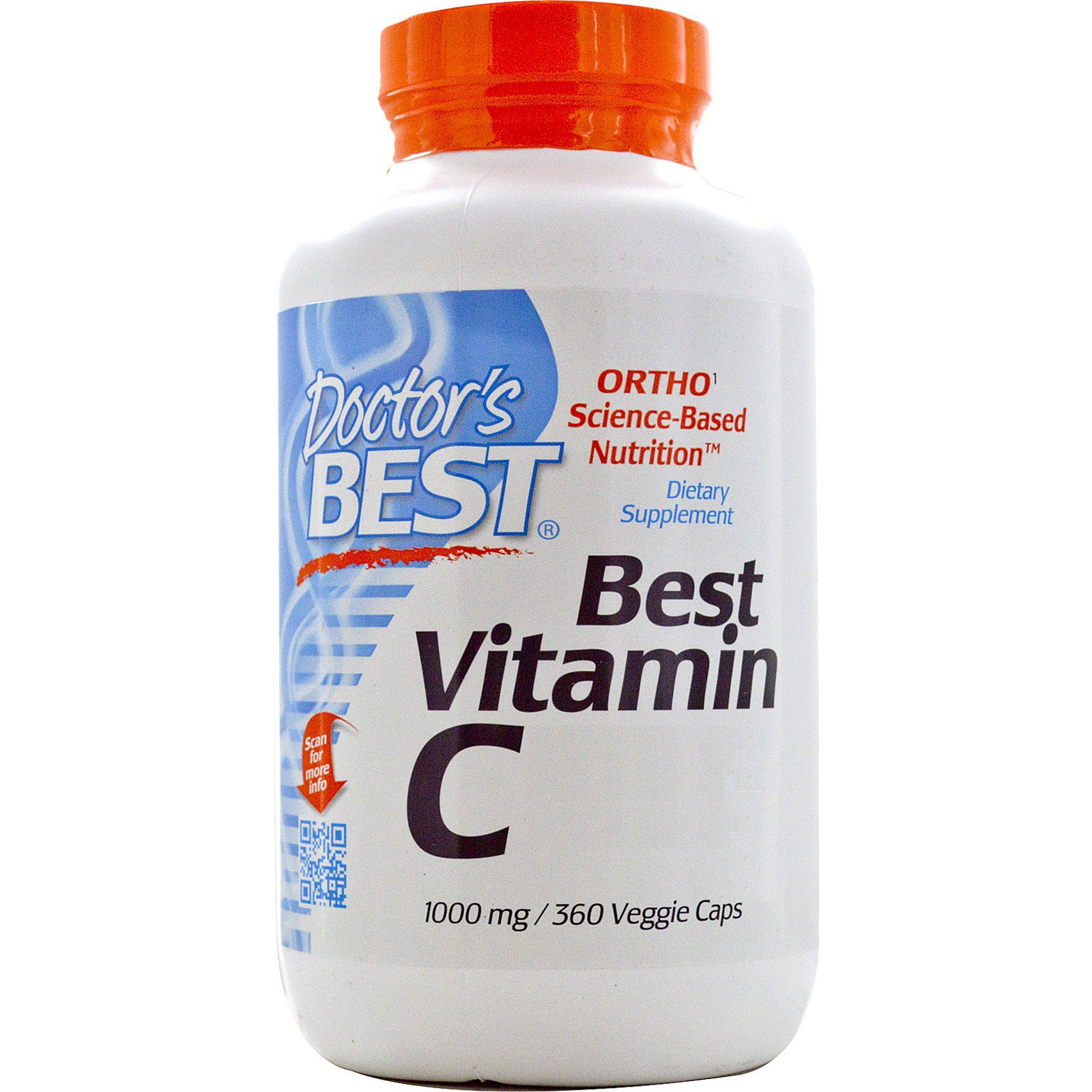 Doctor's Best, Vitamin C, Featuring Quali-C, 1000 mg, 360 Veggie Caps