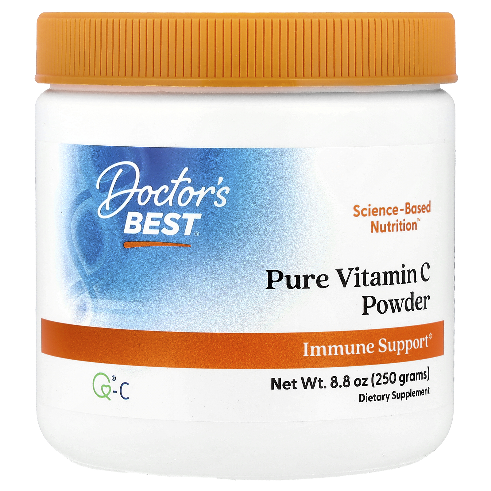 Doctor's Best (닥터스베스트), 순수 비타민C 분말 Q®-C 함유, 250g(8.8oz)