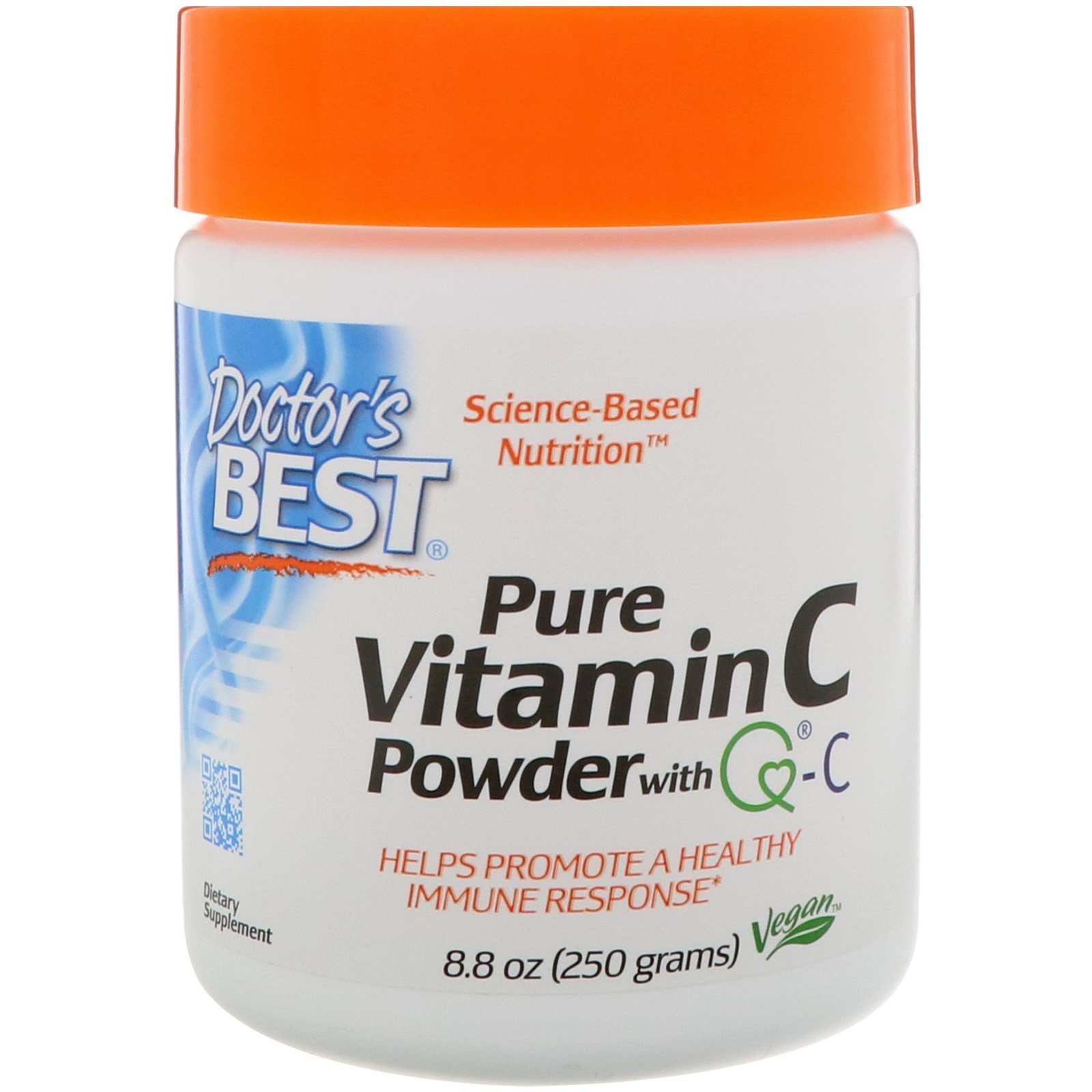 Doctor's Best, Pure Vitamin C Powder with Q-C, 8.8 oz (250 ...