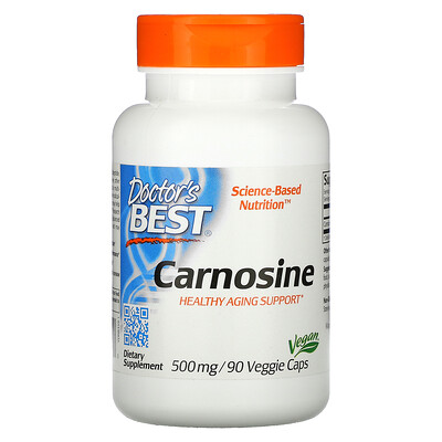 Doctor's Best Карнозин, 500 мг, 90 растительных капсул
