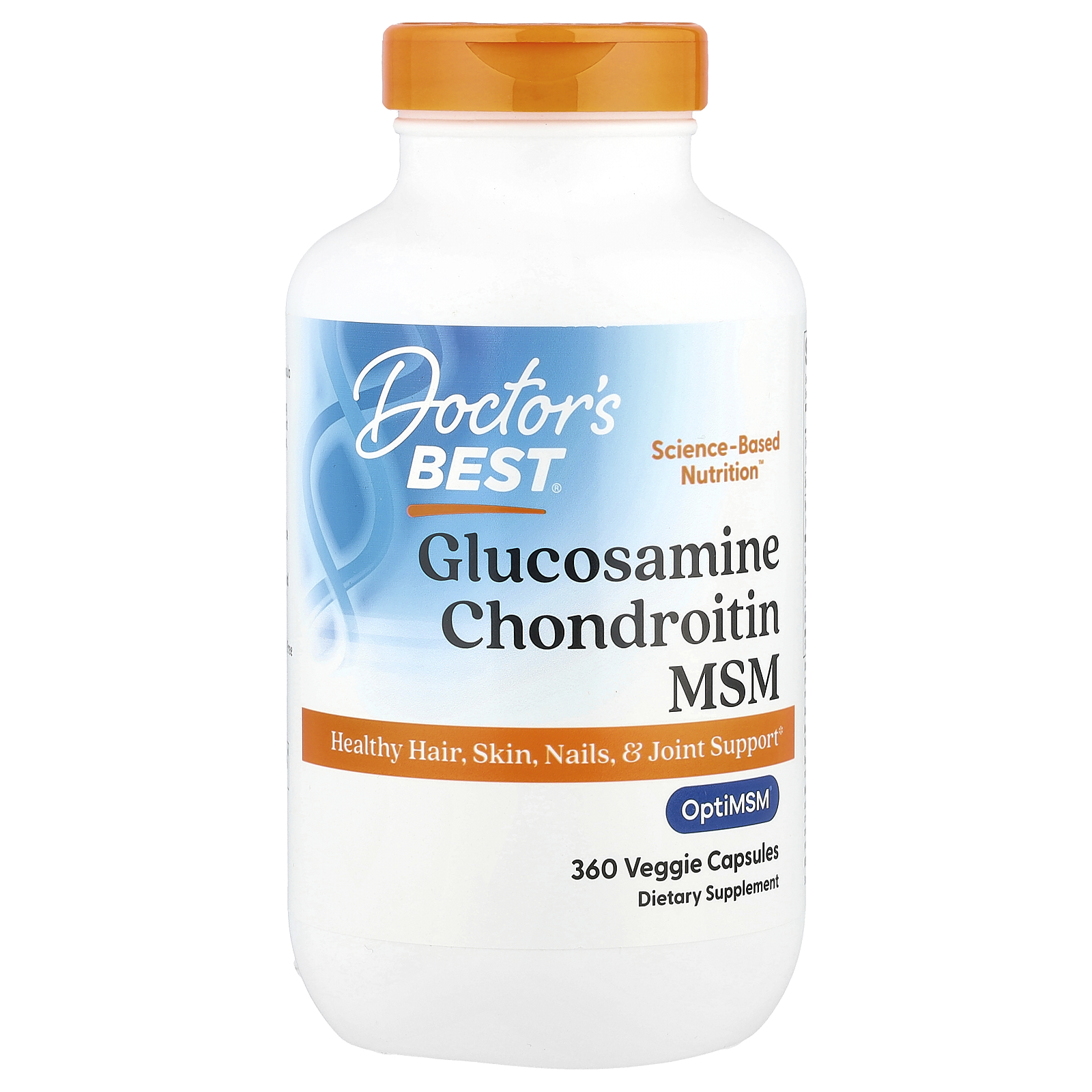 https://tw.iherb.com/p/Doctor's Best, 葡萄糖胺軟骨素 MSM，360 粒素食膠囊
