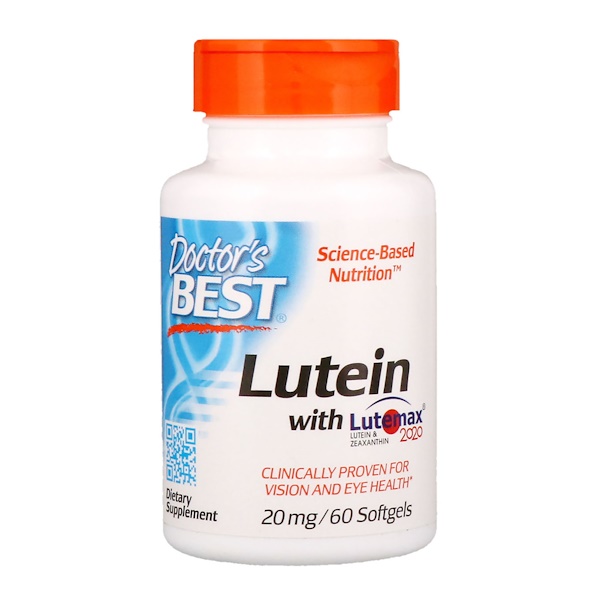 Doctor's Best, ΠΡΡΠ΅ΠΈΠ½ Ρ Lutemax 2020, 20Β ΠΌΠ³, 60Β ΠΌΡΠ³ΠΊΠΈΡ
ΡΠ°Π±Π»Π΅ΡΠΎΠΊ