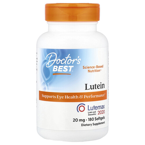 Doctor's Best ルテイン Lutemax 2020 20mg ソフトジェル180粒